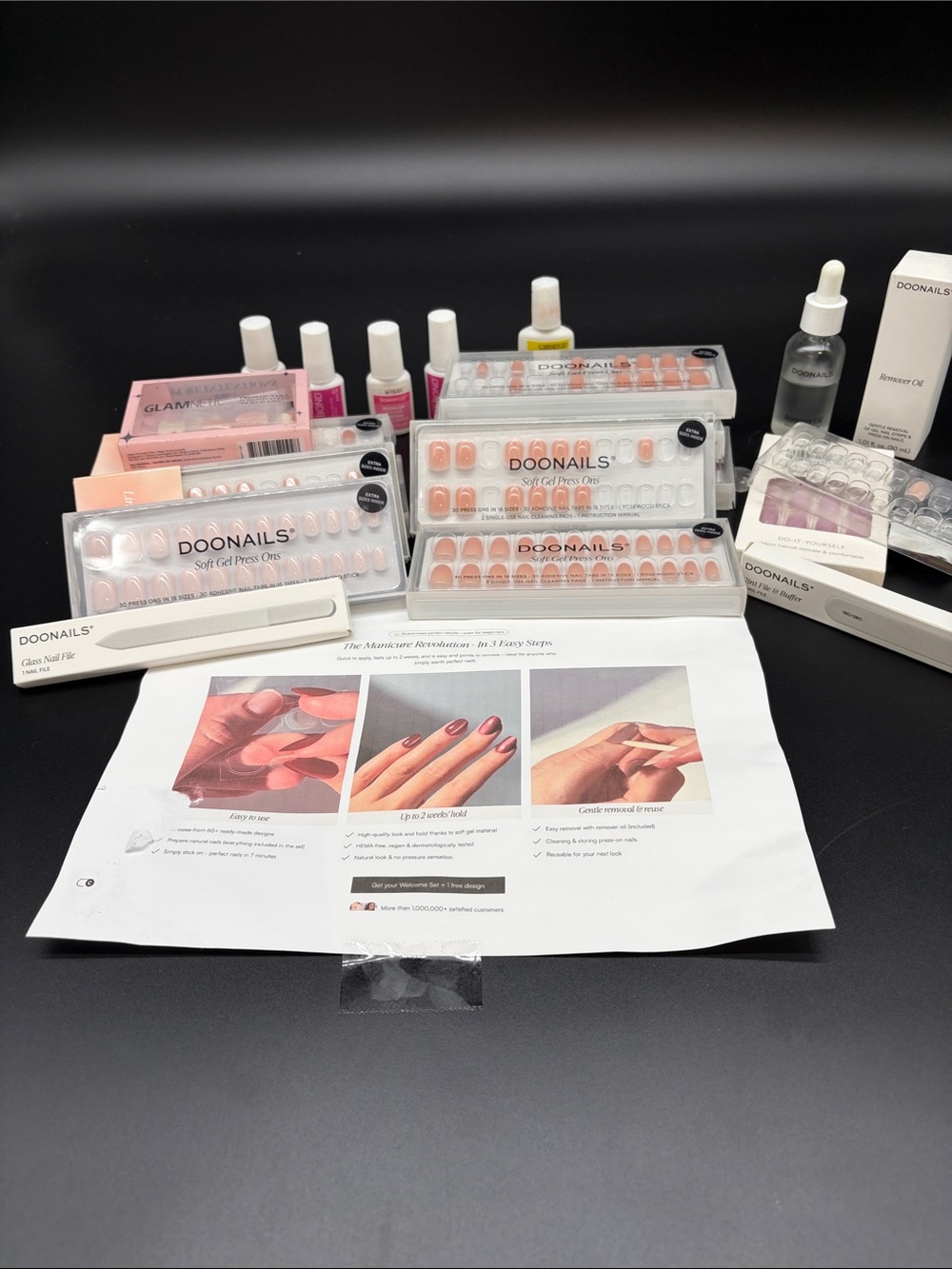 Doonails Soft Gel Press-On Nails in Neutral Pink Set